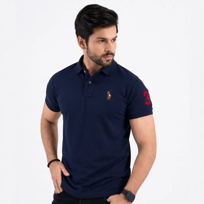 RL EMB 3 signature polo