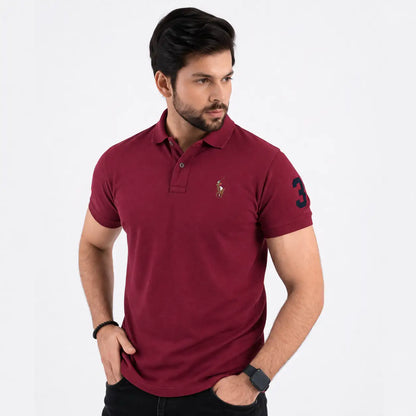 RL EMB 3 signature polo