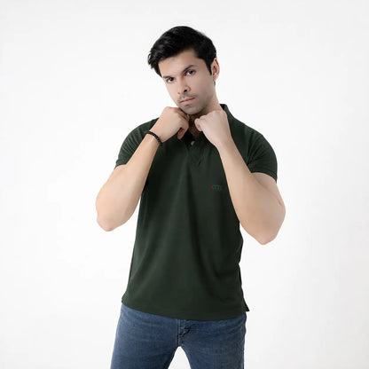 Gucc-i Branded Collar Shirt