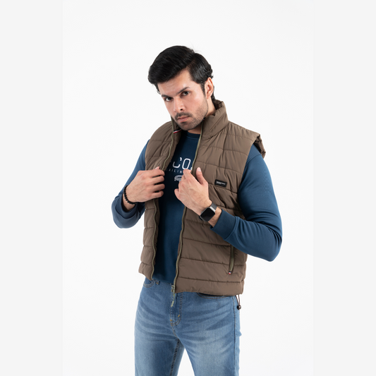 Men Quilted Short Body Slim-Fit Puffer Jacket RBB1053