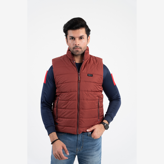 Men Quilted Short Body Slim-Fit Puffer Jacket RBB1053