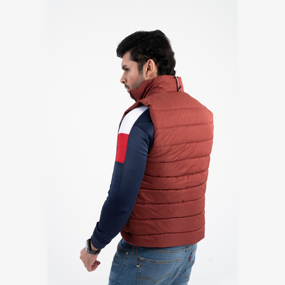 Men Quilted Short Body Slim-Fit Puffer Jacket RBB1053