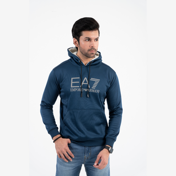 Trendy Men's Micro fleece Hoodie with FUR RBB1046-A