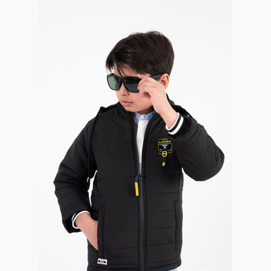 Boys' Regular Fit Polyester Lined Jacket by Cherokee RBB1057