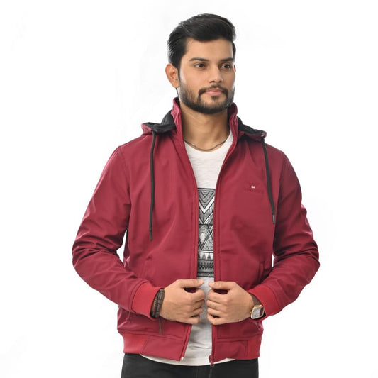 Cozy Jacket with Warm Inner Lining & Detachable Hood (RBB1064)