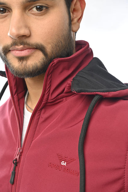 Cozy Jacket with Warm Inner Lining & Detachable Hood (RBB1064)