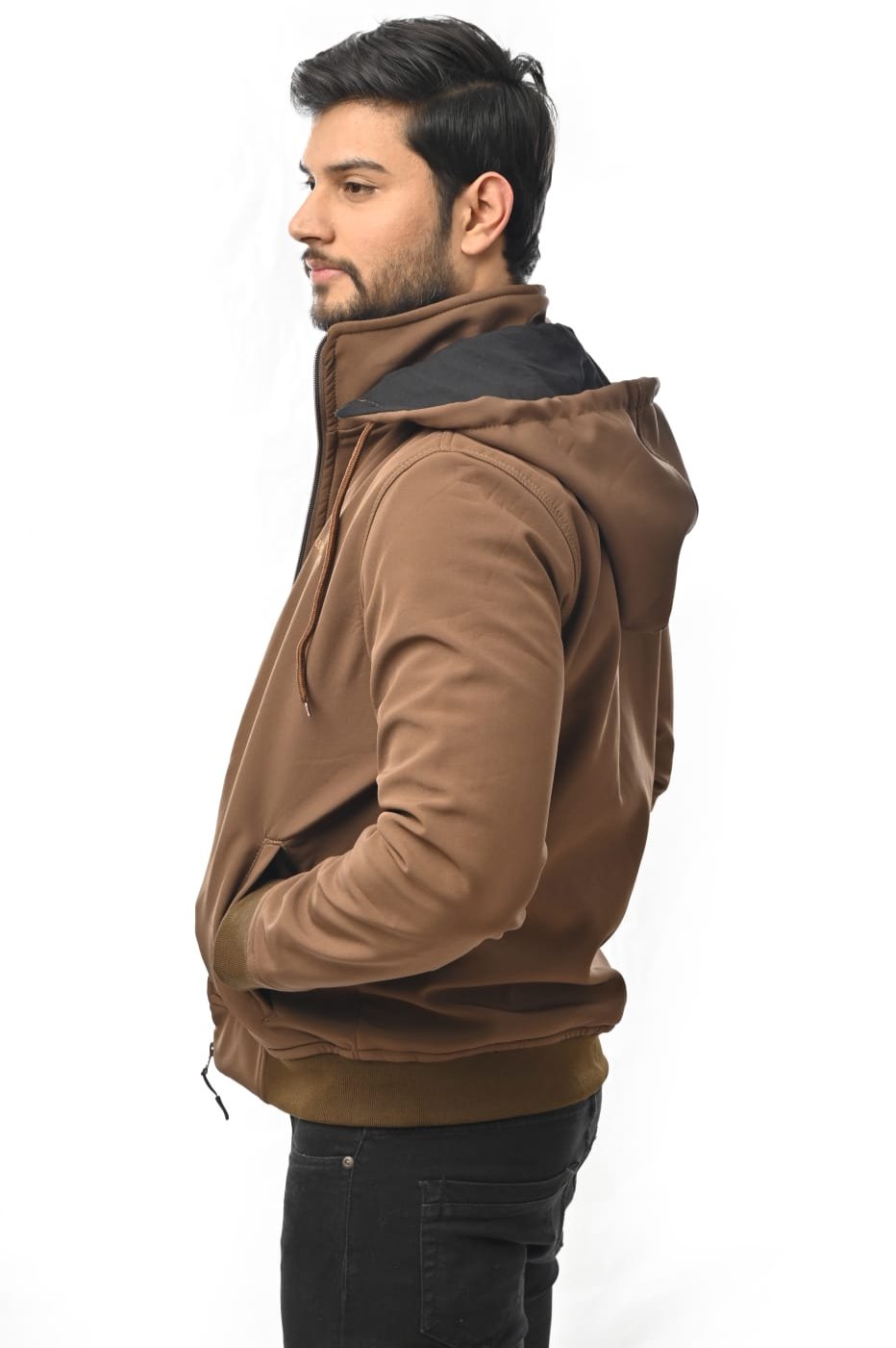 Cozy Jacket with Warm Inner Lining & Detachable Hood (RBB1064)
