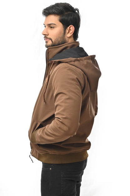 Cozy Jacket with Warm Inner Lining & Detachable Hood (RBB1064)