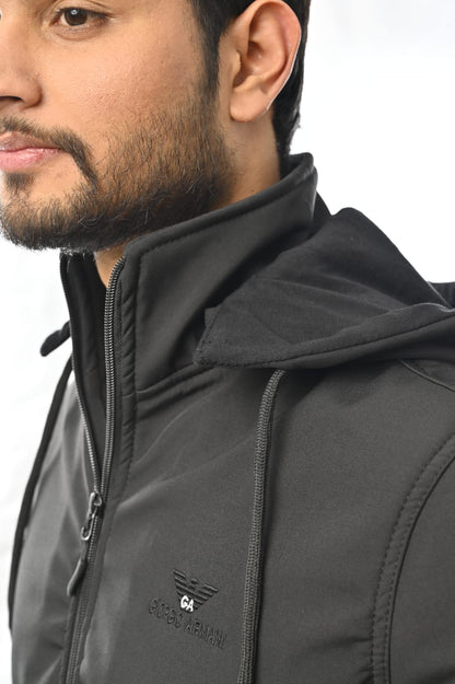 Cozy Jacket with Warm Inner Lining & Detachable Hood (RBB1064)