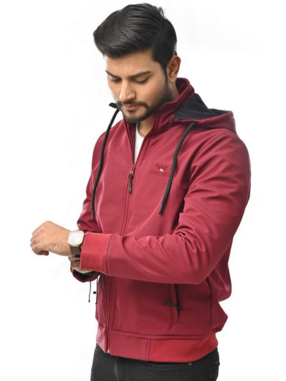 Cozy Jacket with Warm Inner Lining & Detachable Hood (RBB1064)